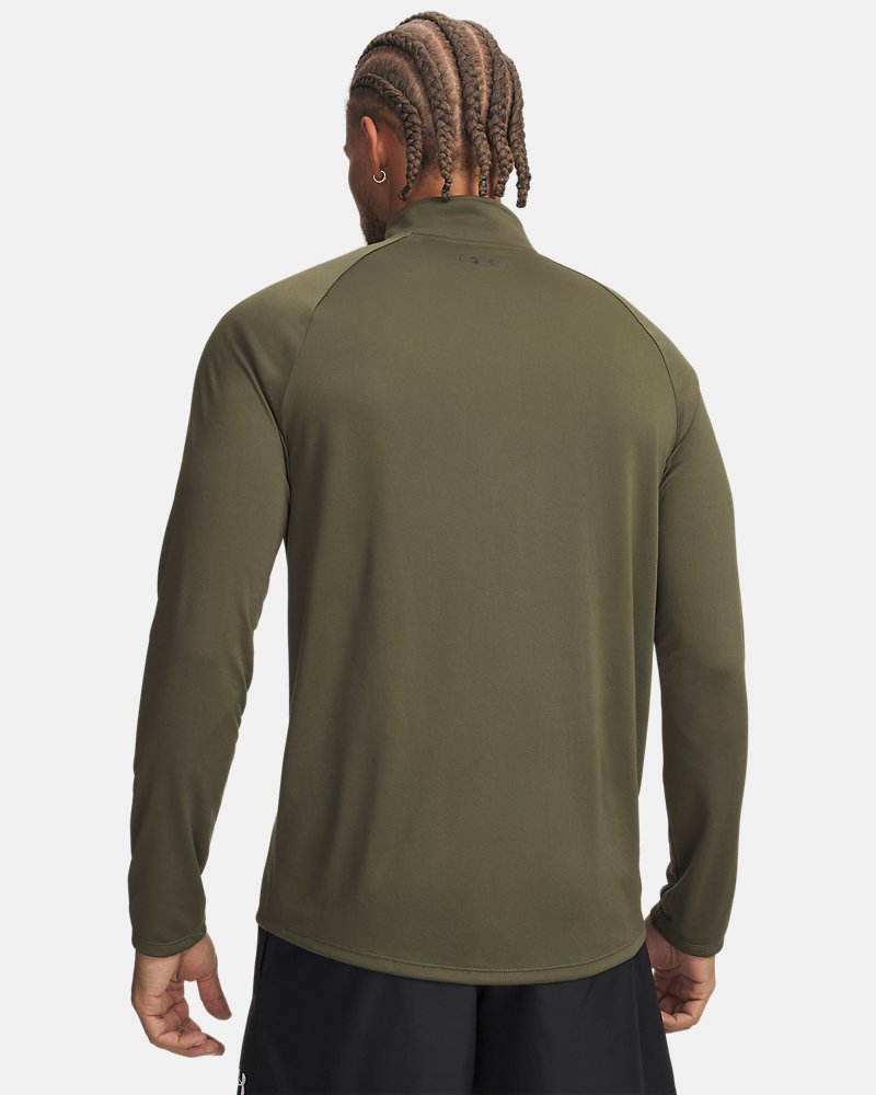 Under Armour UA Tech Half Zip Long Sleeve – Green, back view