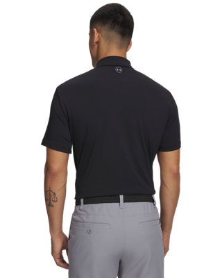 Vista trasera del polo UA ArmourDry mostrando la cobertura de protección solar UPF 50+