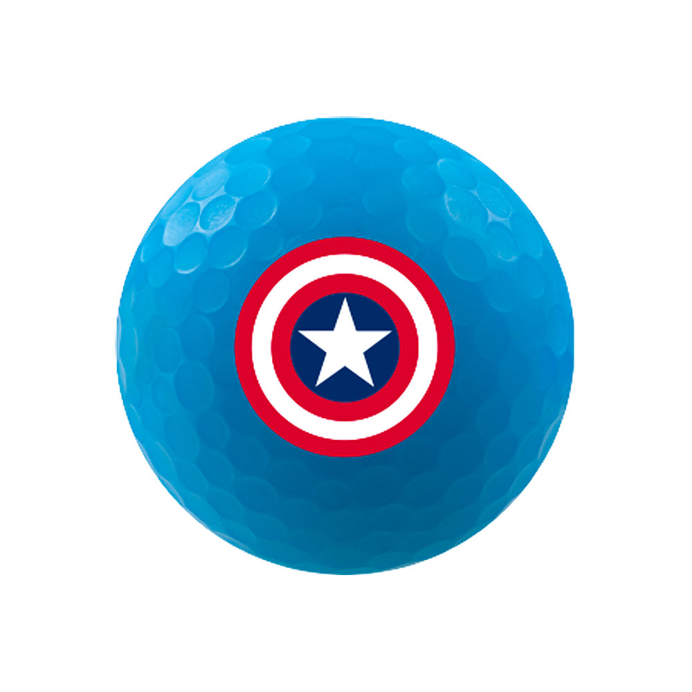 Bola de golf Volvik Vimat azul de Capitán América