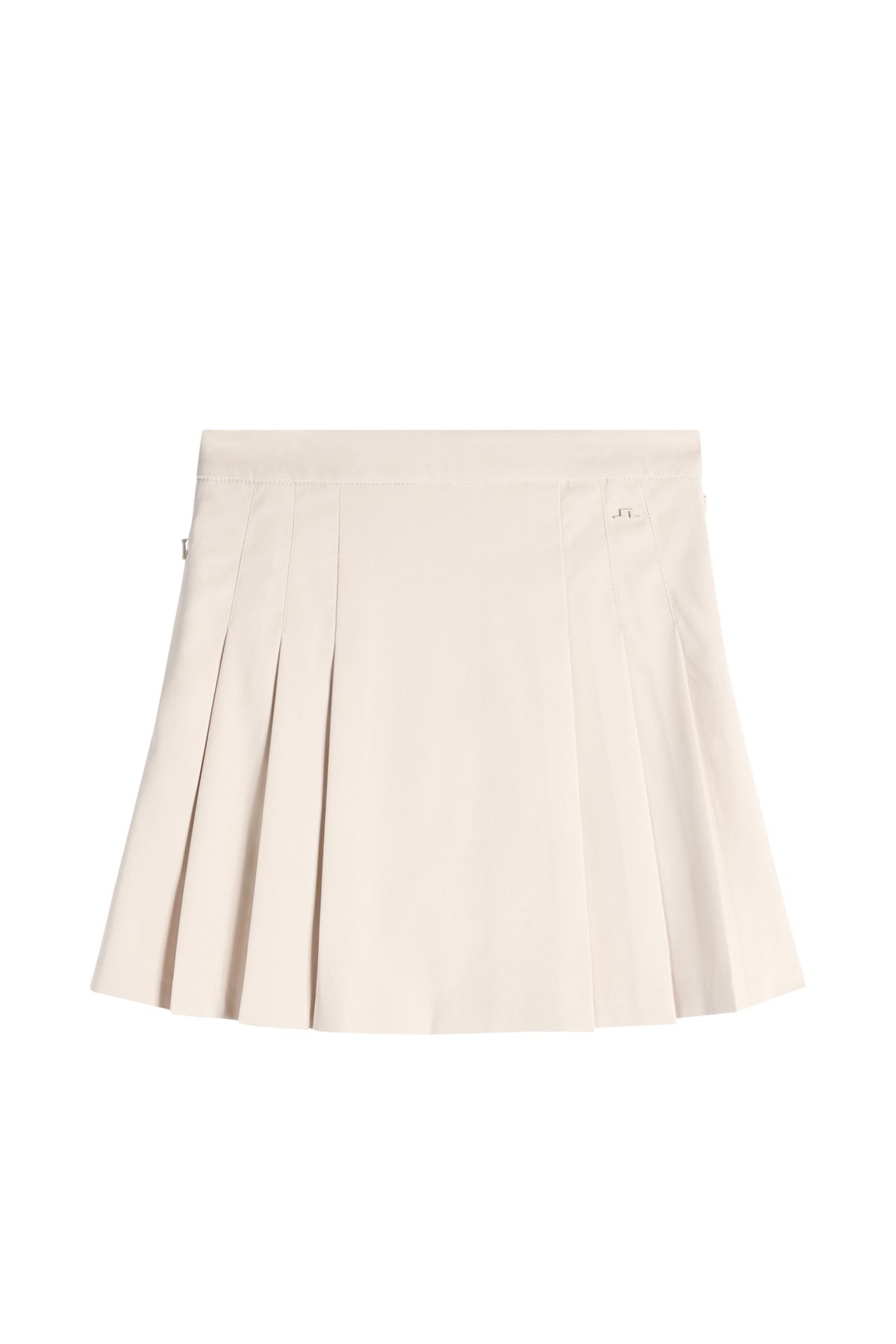 J.Lindeberg Alesia Skort Moonbeam – cintura de tiro alto y detalle de cremallera lateral