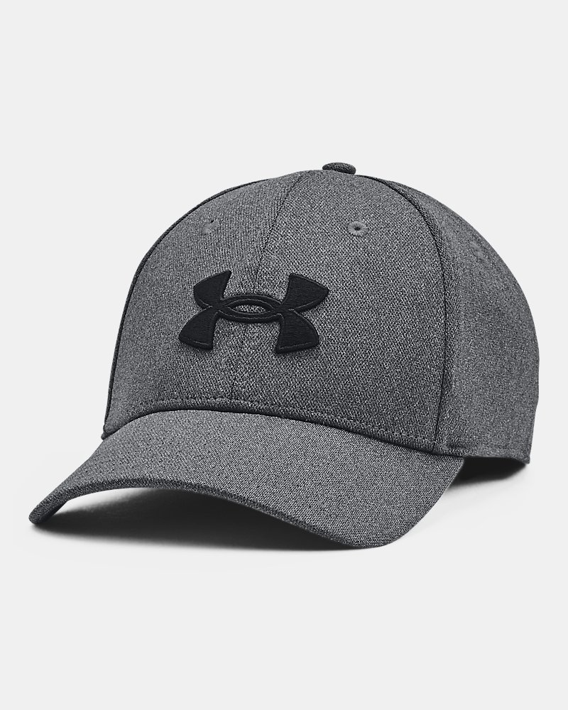 Gorra Under Armour Blitzing Low — vista frontal gris oscuro