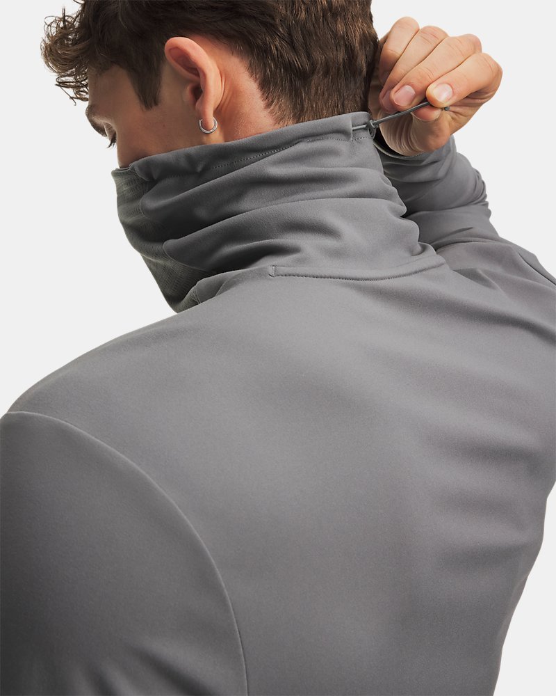 Under Armour Drive Funnel Neck – detalle de la tela, forro polar cepillado de doble punto
