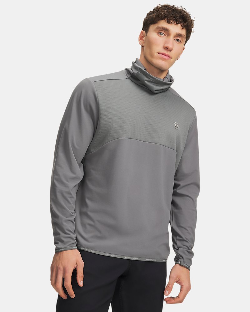 Under Armour Drive Funnel Neck – vista frontal, verde arcilla