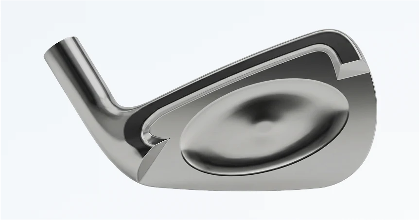 Tecnología Contour Ellipse Face en hierros Mizuno Pro M-13